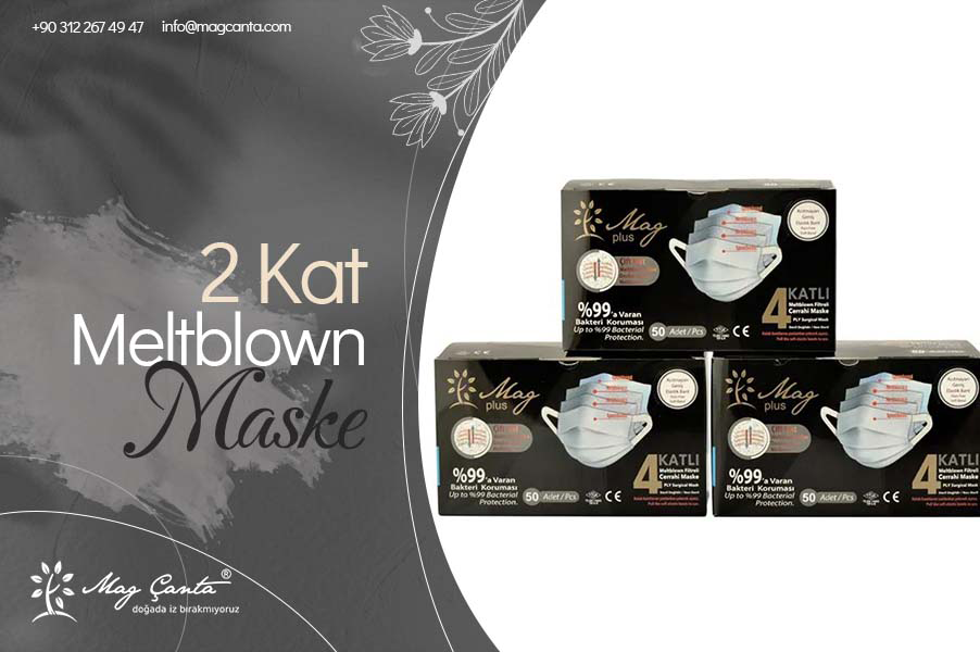 2 Kat Meltblown Maske
