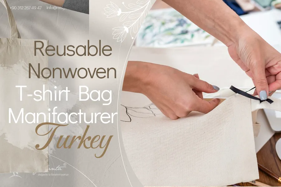 Reusable Nonwoven T-shirt Bag Manifacturer Turkey